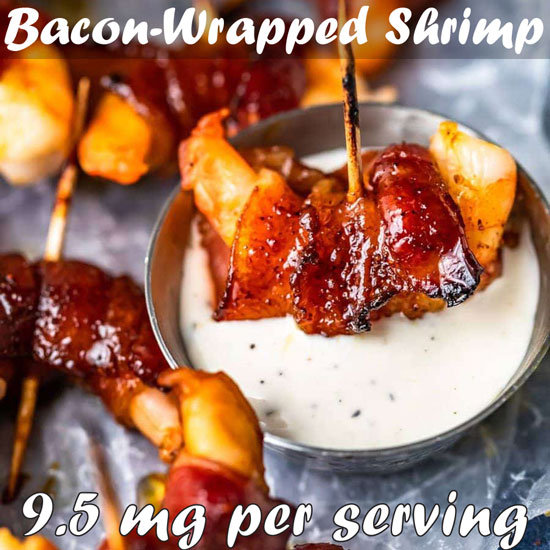 cannabis bacon-wrapped shrimp recipe