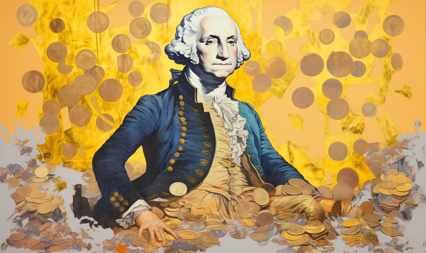 the last official act of a failing government george washington