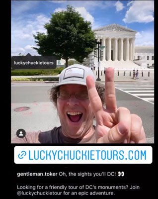 gentleman toker review of lucky chuckie cannabis tours dc