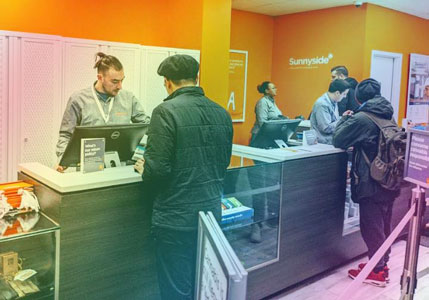 Sunnyside Lakeview Chicago dispensary interior